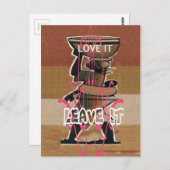 Het leven van vrouwen en kinderen is niet eerlijk, briefkaart (Voorkant / Achterkant)