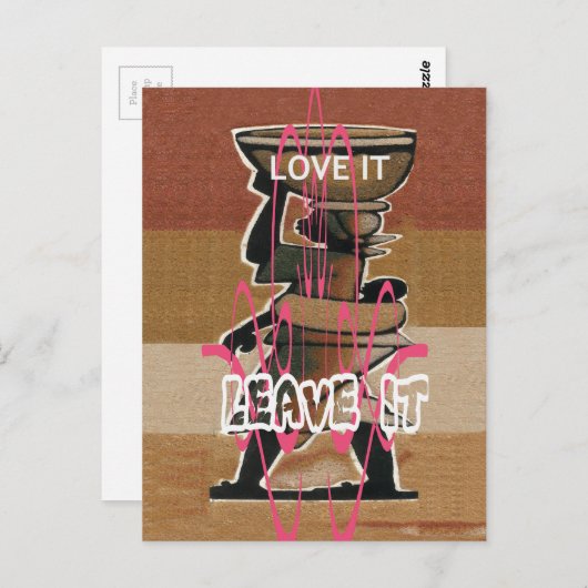 Het leven van vrouwen en kinderen is niet eerlijk, briefkaart (Voorkant / Achterkant)