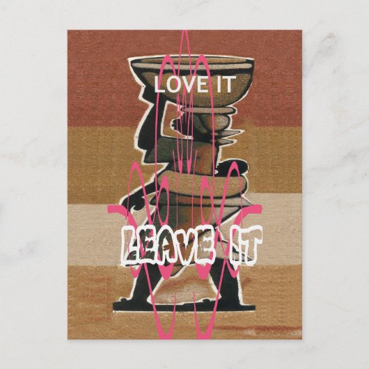 Het leven van vrouwen en kinderen is niet eerlijk, briefkaart (Voorkant)