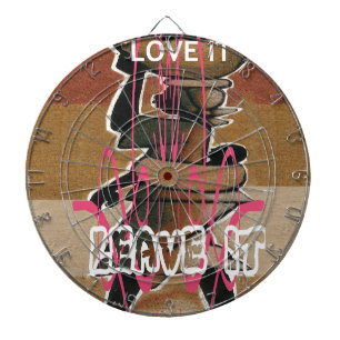 Het leven van vrouwen en kinderen is niet eerlijk, dartbord