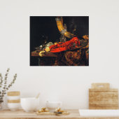 Het leven van Willem Kalf Poster (Keuken)