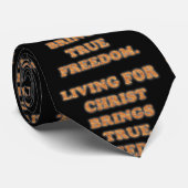Het leven voor Christus brengt echte vrijheid. Stropdas (Opgerold)