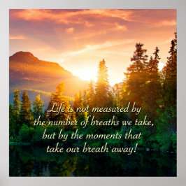 Het leven wordt niet gemeten door... poster