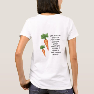 Het leven zit vol stenen t-shirt