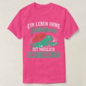 Het leven zonder schildpad is mogelijk, maar pitle t-shirt (Design voorkant)