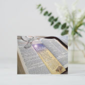 Het Levende Woord Gods Bijbel Hebreeën 4:12 Briefk Briefkaart (Staand voorkant)