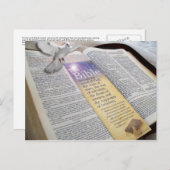 Het Levende Woord Gods Bijbel Hebreeën 4:12 Briefk Briefkaart (Voorkant / Achterkant)