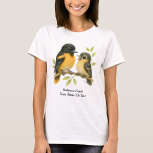 Het levendige Baltimore Oriole T-shirt