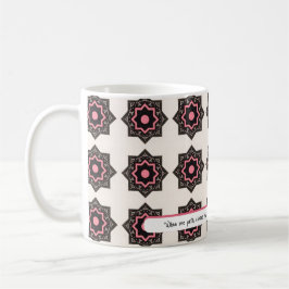 Het Levenslange pad is een keuze | ROOS patroon Koffiemok