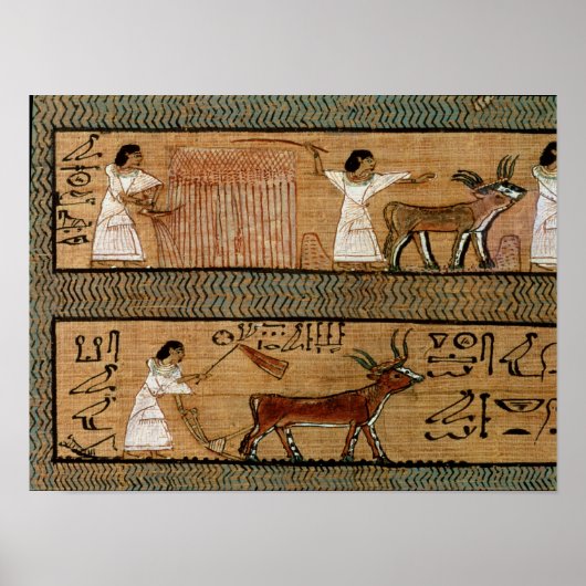 Het lezen en ploegen, detail een afbeelding poster (Voorkant)