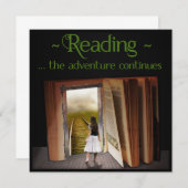 Het lezen, het avontuur gaat verder (Voorkant / Achterkant)