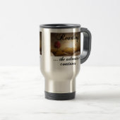 Het lezen, het avontuur gaat verder reisbeker (Voorkant rechts)