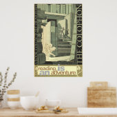 Het lezen is een avontuur poster (Keuken)