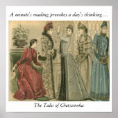 Het lezen roept denken op poster (Voorkant)