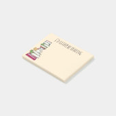 Het lezen van de liefdesstop Stuffer Post-it® Notes (Schuin)