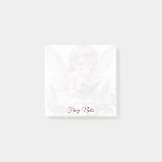 Het lezen van Fairy Pastel Gepersonaliseerde Post- Post-it® Notes (Voorkant)