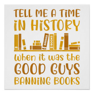 Het lezen van verboden boeken Lezer Lees verboden  Perfect Poster