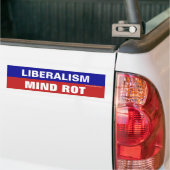 Het liberalisme is verdorven bumpersticker (Op Truck)