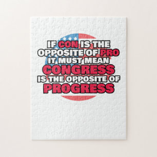 Het libertariële congres is tegen vooruitgang legpuzzel