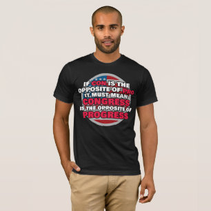 Het libertariële congres is tegen vooruitgang t-shirt