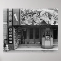 Het Liberty Theatre, 1935. Oude foto