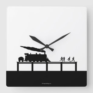 Het lichaam vierkante klok