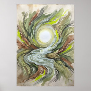 Het licht achter de ogen poster