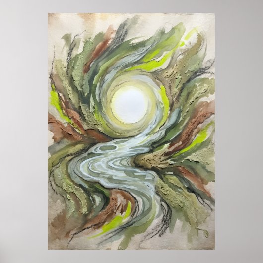 Het licht achter de ogen poster (Voorkant)