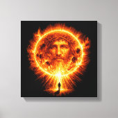 Het Licht. De Zoon. Canvas Afdruk (Voorkant)