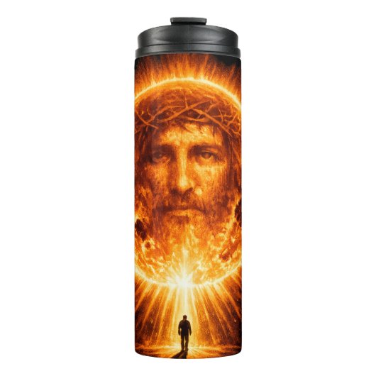 Het Licht. De Zoon. Thermosbeker (Voorkant)