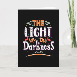 Het licht in de duisternis kaart