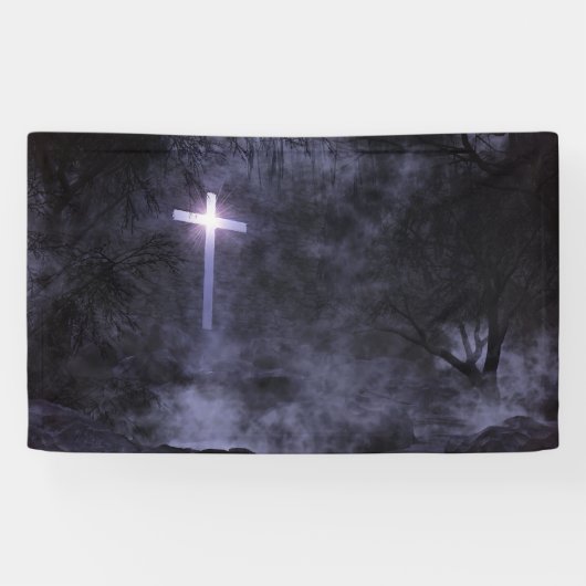 Het licht komt uit een banner (Horizontaal)