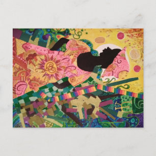 Het licht op het Briefkaart van de wereld