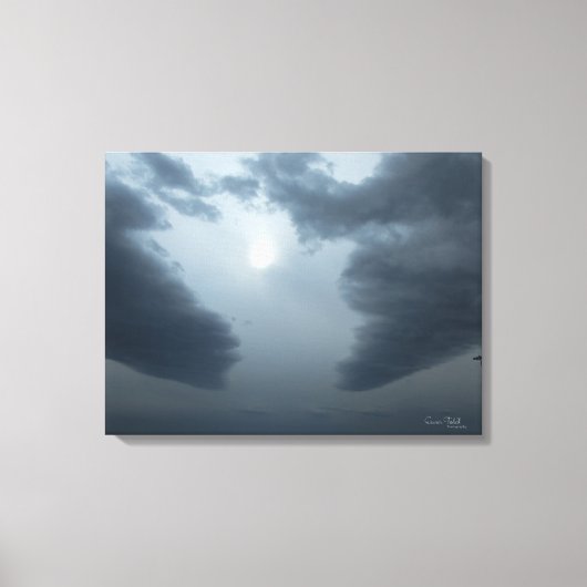 "Het licht schijnt in de duisternis" Canvas Afdruk (Voorkant)