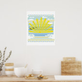 Het licht van de dageraad poster (Keuken)