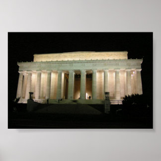 Het licht van de grote neerslager poster