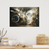 Het licht van de schepping poster (Keuken)