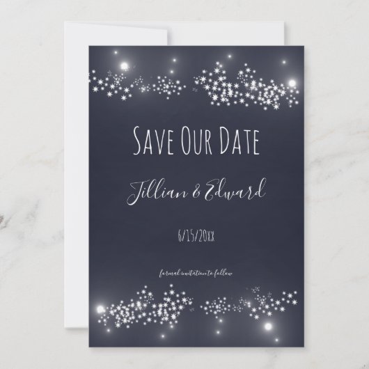 Het Licht van de ster bewaart de Datum aankondigin Aankondiging (Voorkant)