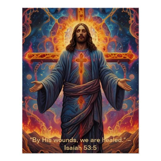 Het licht van de verlossing perfect poster (Voorkant)