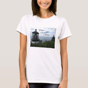 Het licht van de wereld is Jezus. T-shirt