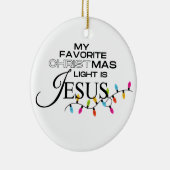 Het licht van de wereld keramisch ornament (Rechts)