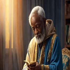 Het licht van de wijsheid tussen de regels van het poster