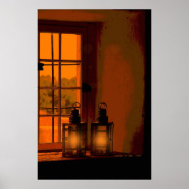 Het licht van het baken poster