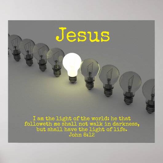 Het licht van Jezus Poster (Voorkant)
