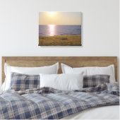 Het licht, water en aarde canvasprint canvas afdruk (Insitu (Slaapkamer))