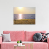 Het licht, water en aarde canvasprint canvas afdruk (Insitu (Woonkamer))