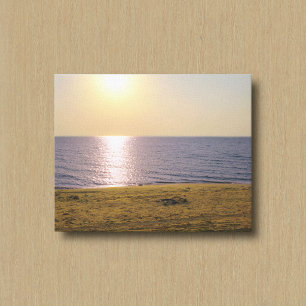 Het licht, water en aarde canvasprint canvas afdruk