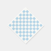 Het lichtblauwe en Witte Patroon van de Controleur Servet (Hoek)