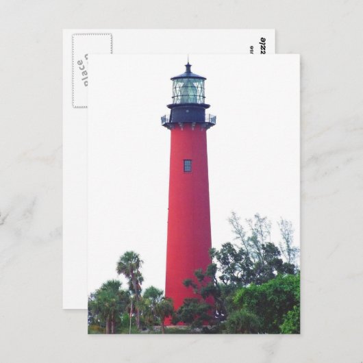 HET LICHTE BRIEFKAART VAN DE INHAM VAN JUPITER (Voorkant / Achterkant)