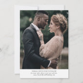  het Lichte Malplaatje van de Foto van het Manuscr Save The Date (Achterkant)